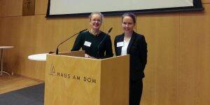 Dr. Sabine Borck und Anna Pfläging